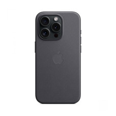 iPhone 15 Pro FineWoven Case with MagSafe - Black (MT4H3)