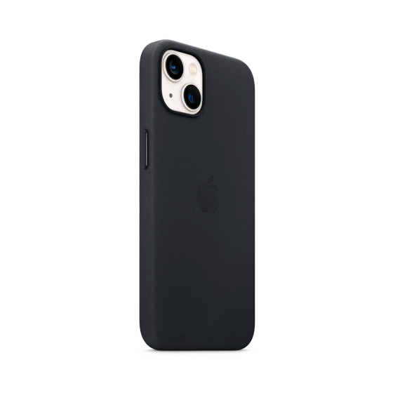 iPhone 13 Leather Case with MagSafe - Midnight (MM183)