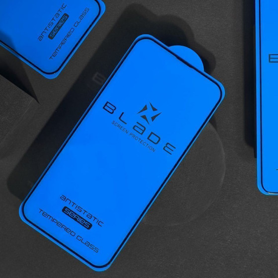 Защитное стекло BLADE ANTISTATIC Series Full Glue iPhone 12/12 Pro black