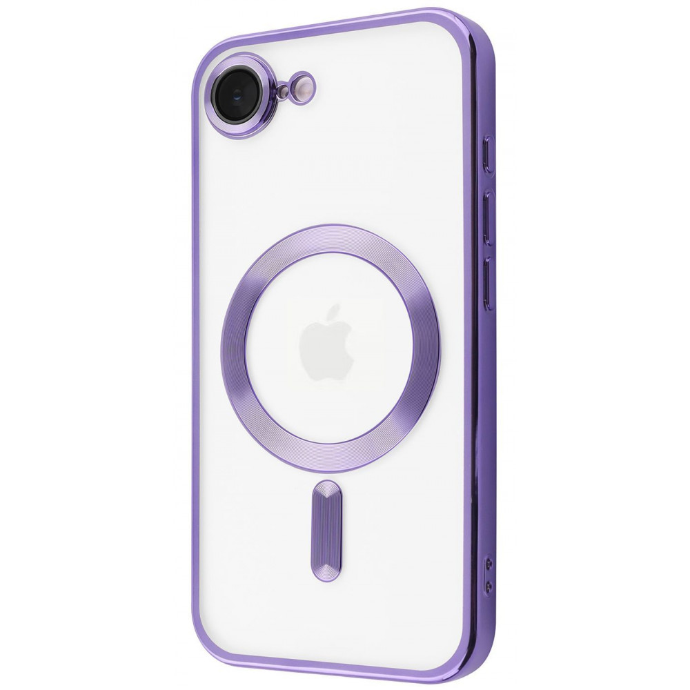 Чехол Metal Matte Case с Magnetic Ring iPhone 16e/17e light purple