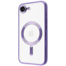 Чехол Metal Matte Case с Magnetic Ring iPhone 16e/17e light purple