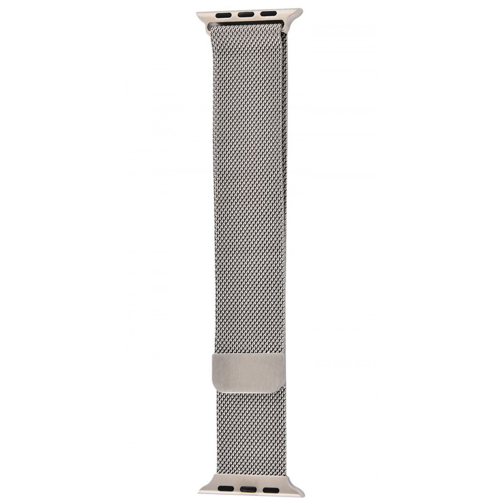 Ремешок Apple Watch Milanese Loop 38/40/41/42 mm 10 series silver