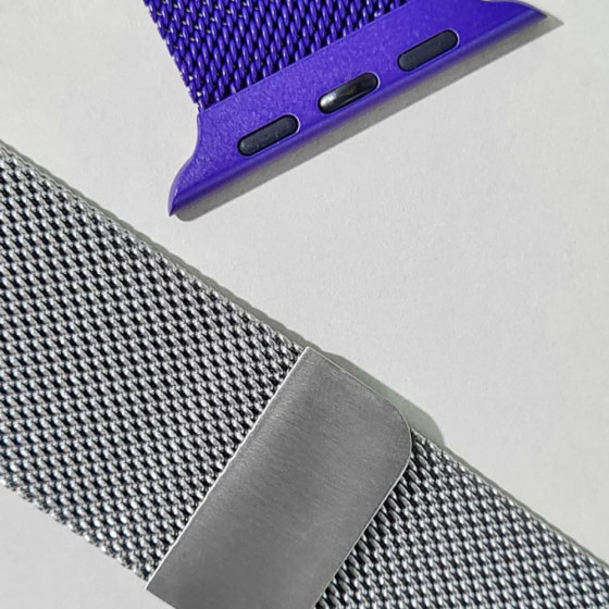 Ремешок Apple Watch Milanese Loop 38/40/41/42 mm 10 series silver