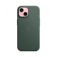 iPhone 15 FineWoven Case with MagSafe - Evergreen (MT3J3)