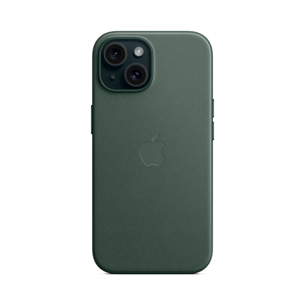 iPhone 15 FineWoven Case with MagSafe - Evergreen (MT3J3)