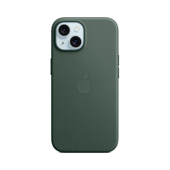 iPhone 15 FineWoven Case with MagSafe - Evergreen (MT3J3)
