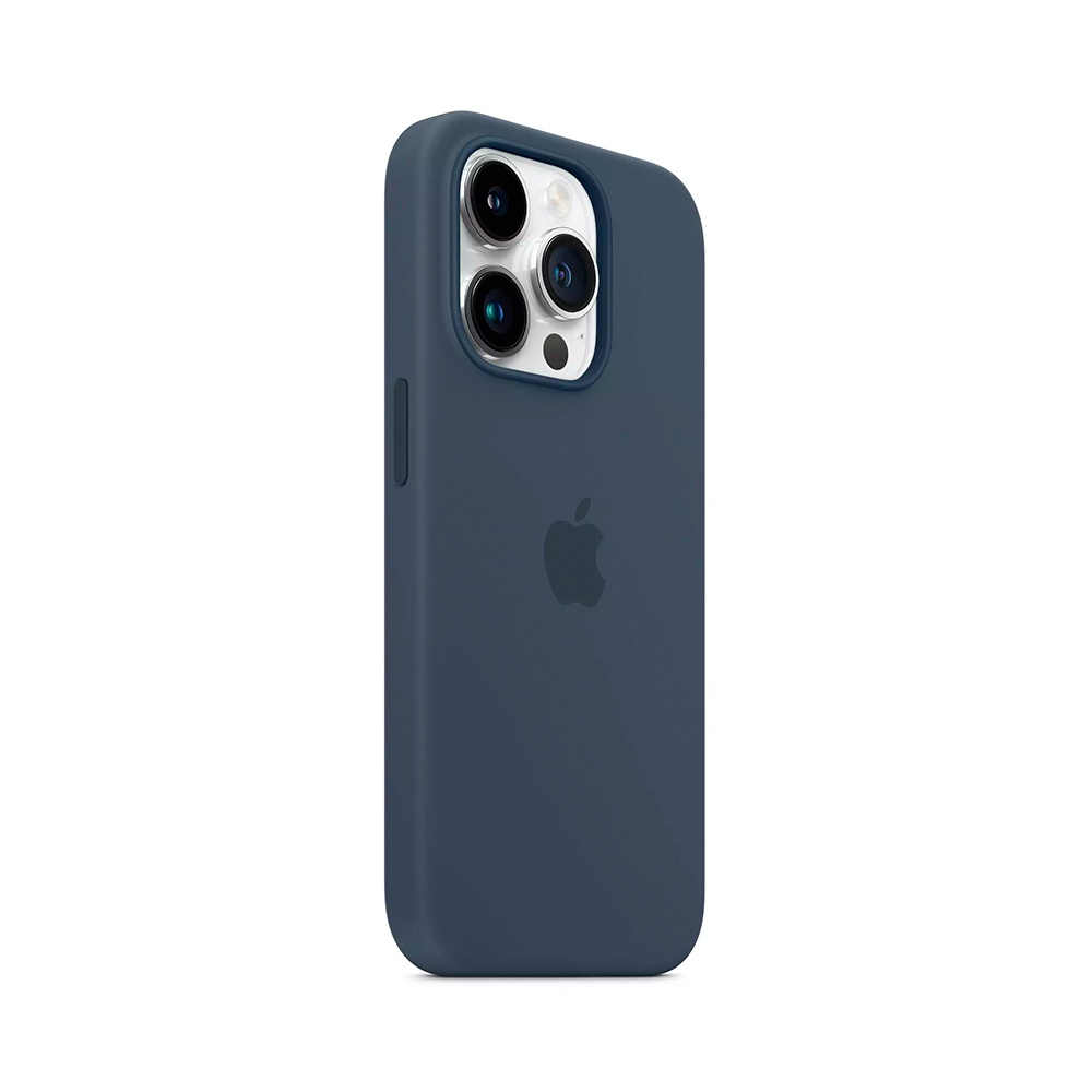 iPhone 14 Pro Silicone Case with MagSafe - Storm Blue (MPTF3)