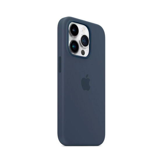 iPhone 14 Pro Silicone Case with MagSafe - Storm Blue (MPTF3)
