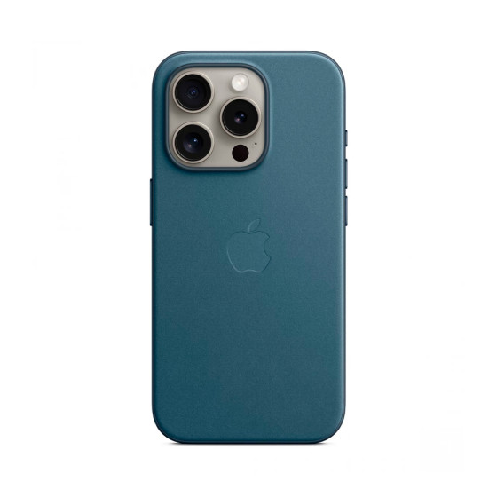 iPhone 15 Pro FineWoven Case with MagSafe - Pacific Blue (MT4Q3)