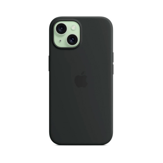 iPhone 15 Silicone Case with MagSafe - Black (MT0J3)