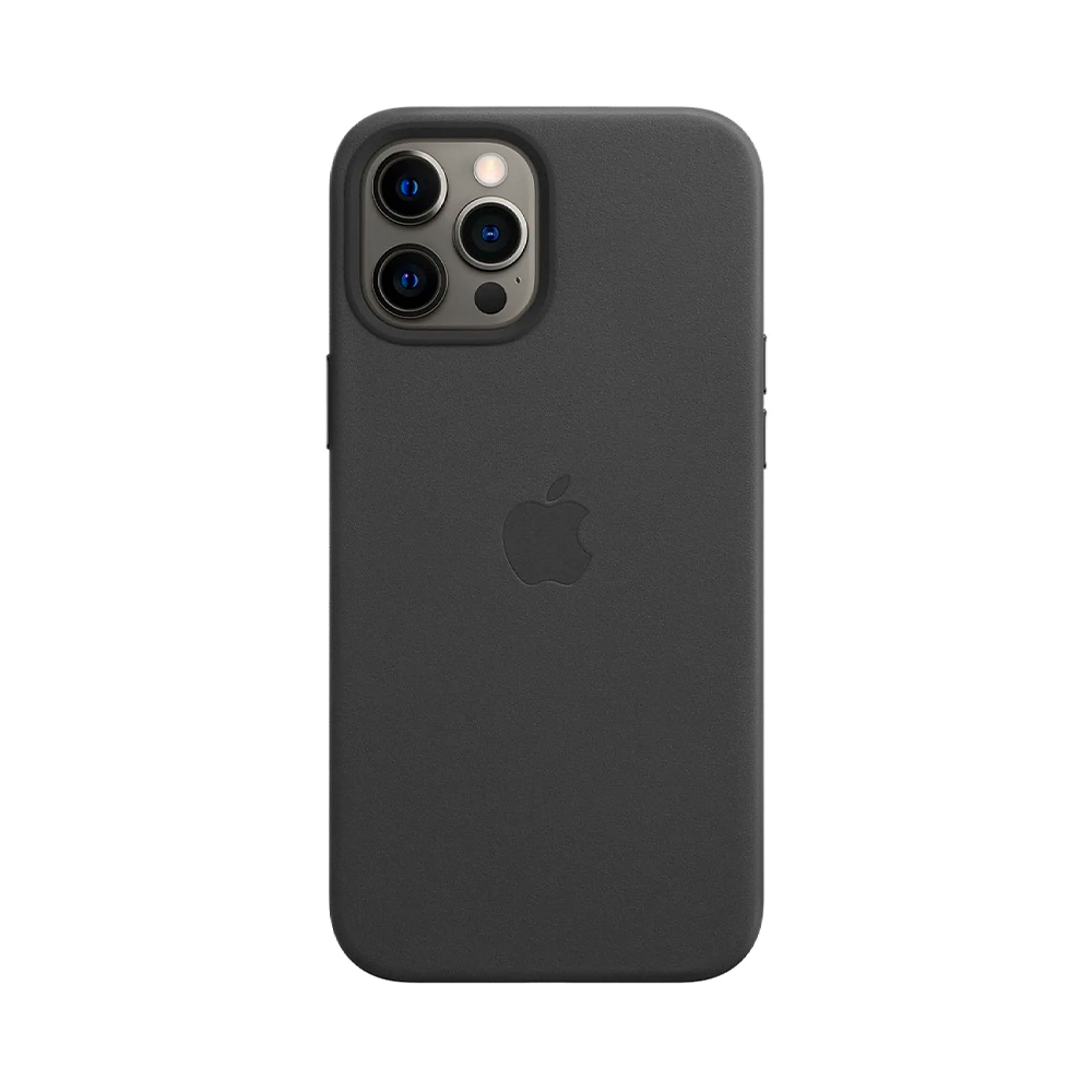 iPhone 12 Pro Max Leather Case с MagSafe - Black (MHKM3)