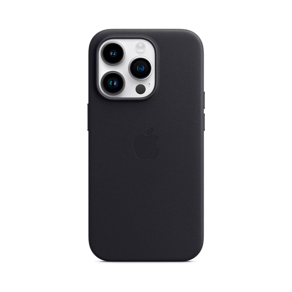 iPhone 14 Pro Leather Case с MagSafe - Midnight (MPPG3)