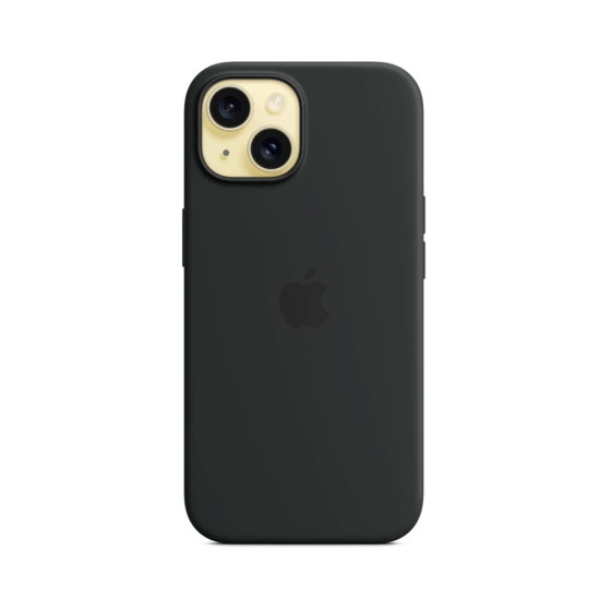 iPhone 15 Silicone Case with MagSafe - Black (MT0J3)