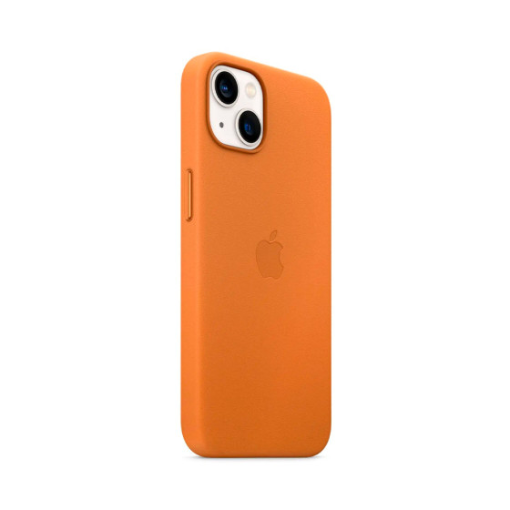 iPhone 13 Leather Case with MagSafe - Golden Brown (MM103)