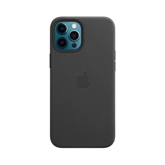 iPhone 12 Pro Max Leather Case с MagSafe - Black (MHKM3)