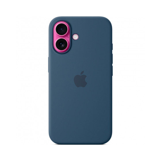 iPhone 16 Plus Silicone Case with MagSafe - Denim (MYYA3)