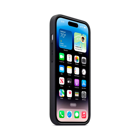 iPhone 14 Pro Leather Case с MagSafe - Midnight (MPPG3)