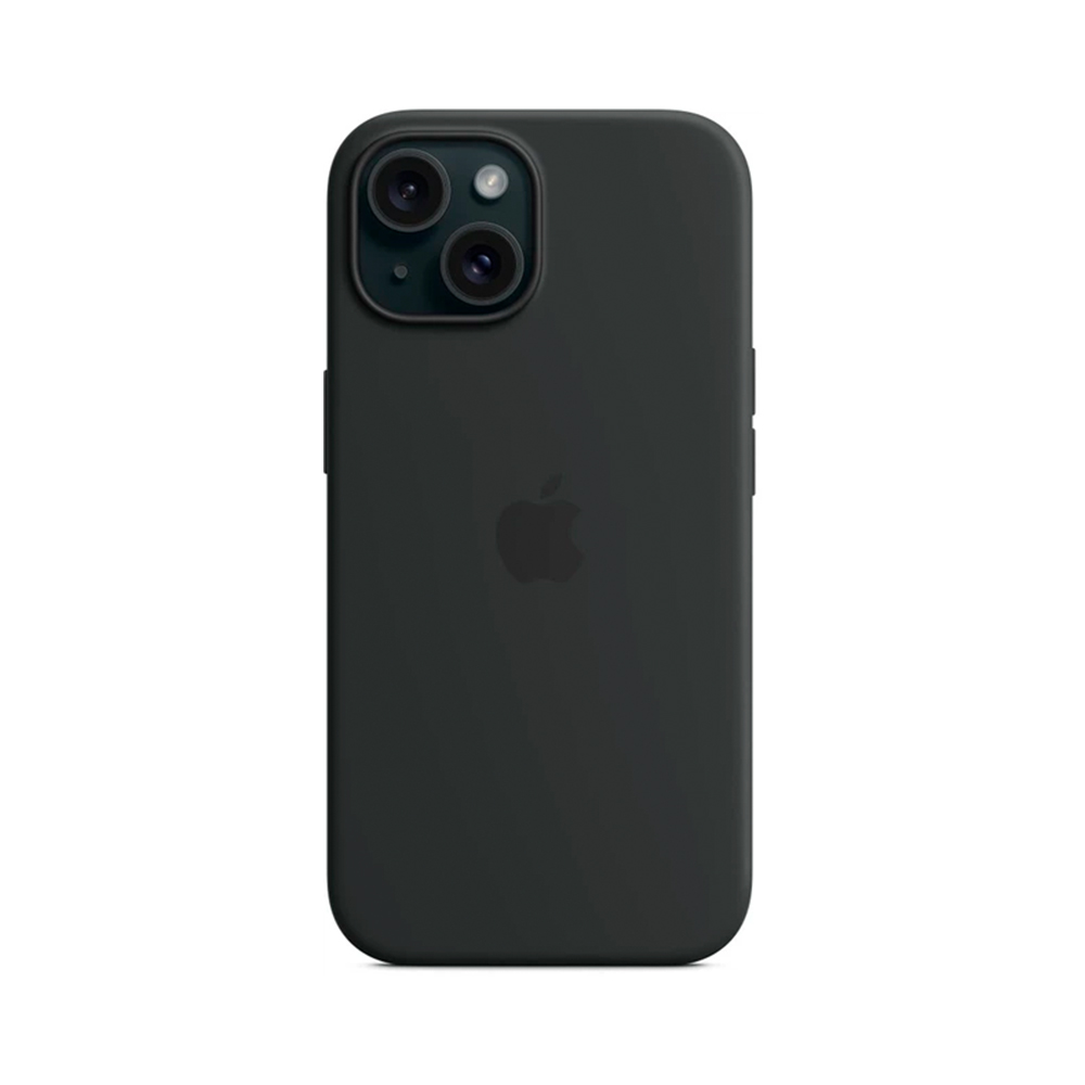 iPhone 15 Silicone Case with MagSafe - Black (MT0J3)