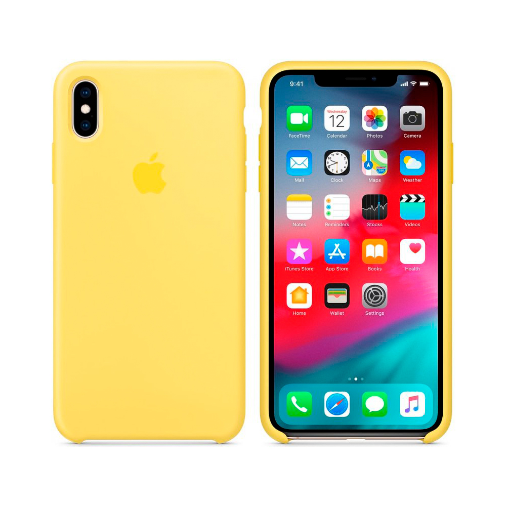 Apple iPhone XS Max Silicone Case - Canary Yellow (MW962)