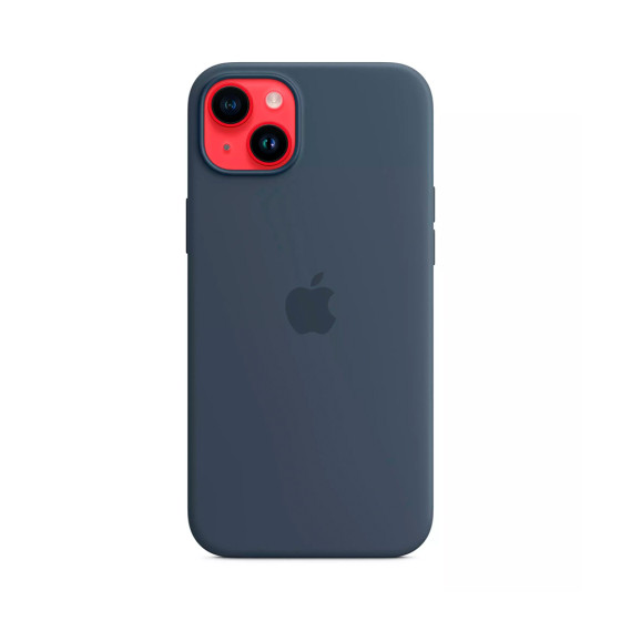 iPhone 14 Plus Silicone Case с MagSafe - Storm Blue (MPT53)