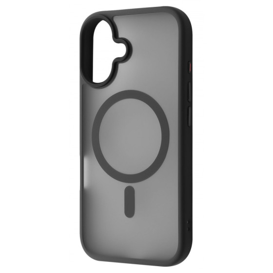 Чехол WAVE Matte Insane Case with Magnetic Ring iPhone 16 black