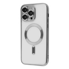 Чехол Metal Matte Case with Magnetic Ring iPhone 14 Pro Max silver