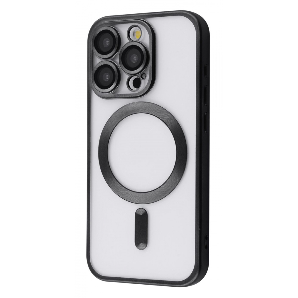 Чехол Metal Matte Case with Magnetic Ring iPhone 15 Pro Max black