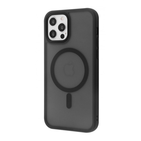 Чехол WAVE Matte Insane Case with Magnetic Ring iPhone 12/12 Pro black