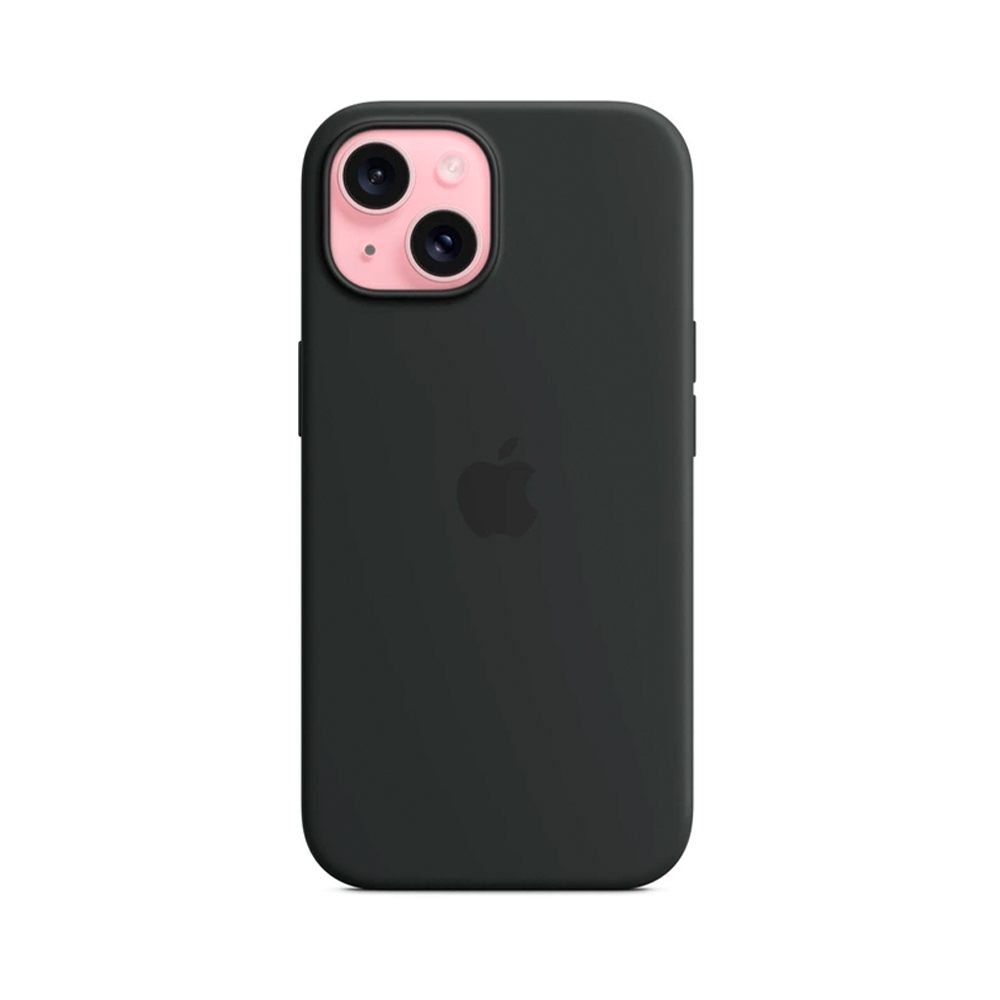iPhone 15 Silicone Case with MagSafe - Black (MT0J3)