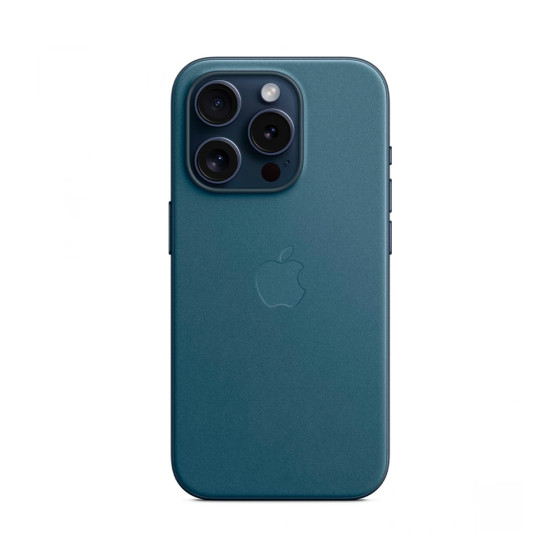 iPhone 15 Pro FineWoven Case with MagSafe - Pacific Blue (MT4Q3)
