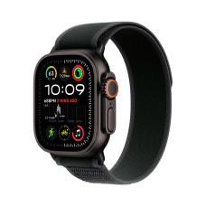Apple Trail Loop Band M/L для Watch 49mm - Black Titanium Finish - Black (MYQ63)