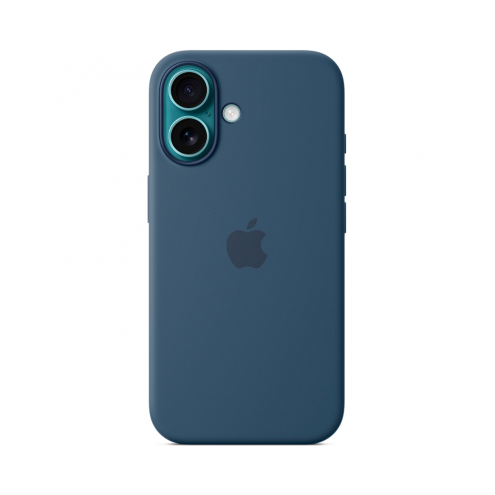 iPhone 16 Plus Silicone Case with MagSafe - Denim (MYYA3)