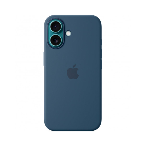 iPhone 16 Plus Silicone Case with MagSafe - Denim (MYYA3)