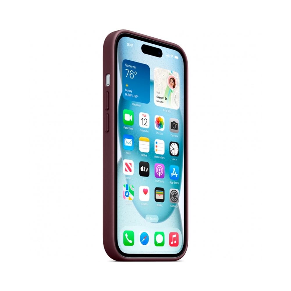 iPhone 15 Plus FineWoven Case with MagSafe - Mulberry (MT4A3)