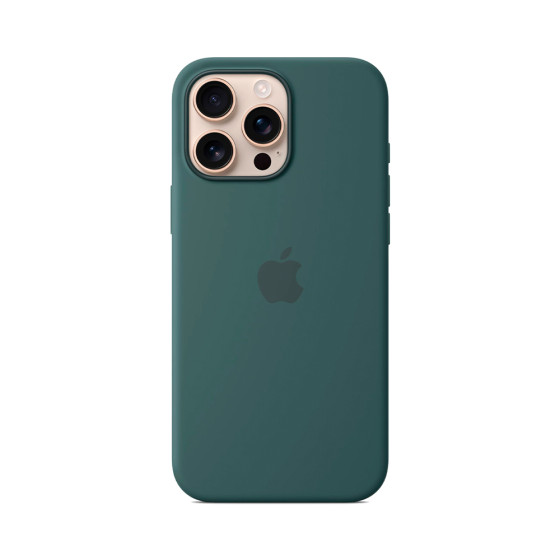 iPhone 16 Pro Max Silicone Case with MagSafe - Lake Green (MA7V4)