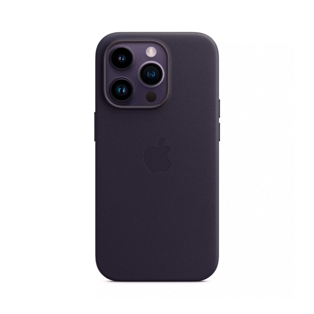 iPhone 14 Pro Leather Case with MagSafe - Ink (MPPJ3)