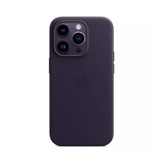 iPhone 14 Pro Leather Case with MagSafe - Ink (MPPJ3)