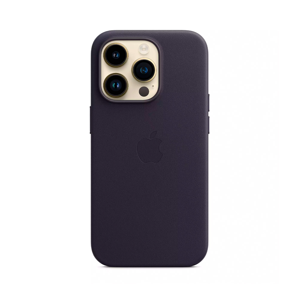 iPhone 14 Pro Leather Case with MagSafe - Ink (MPPJ3)