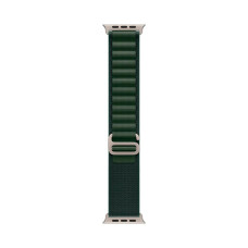 Apple Alpine Loop Band Small для Watch 49mm - Black Titanium Finish - Dark Green (MYPQ3)