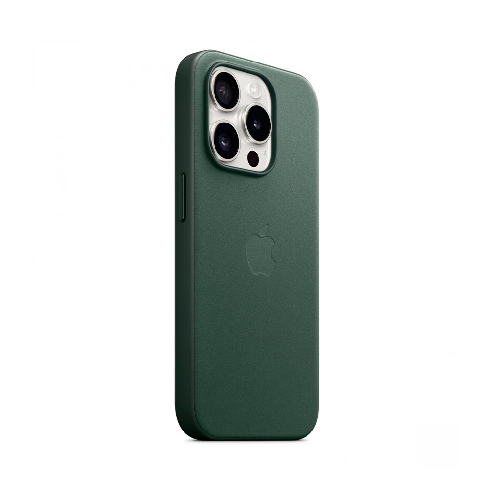 iPhone 15 Pro FineWoven Case with MagSafe - Evergreen (MT4U3)
