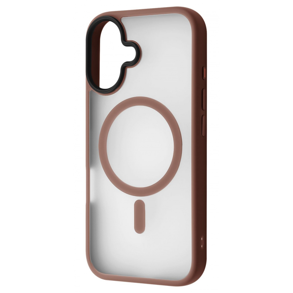 Чехол WAVE Matte Insane Case with Magnetic Ring iPhone 16 desert titanium