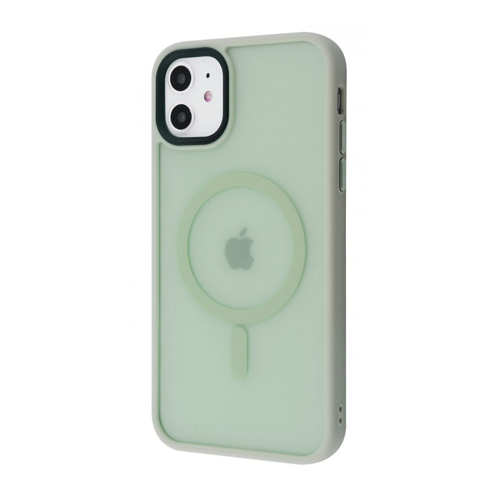 Чехол WAVE Matte Insane Case with Magnetic Ring iPhone 11 mint