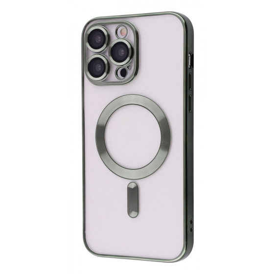 Чехол Metal Matte Case с Magnetic Ring iPhone 14 Pro Max dark green