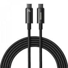 Кабель Baseus Tungsten Gold Fast Charging Type-C to Type-C 240W (3m) black