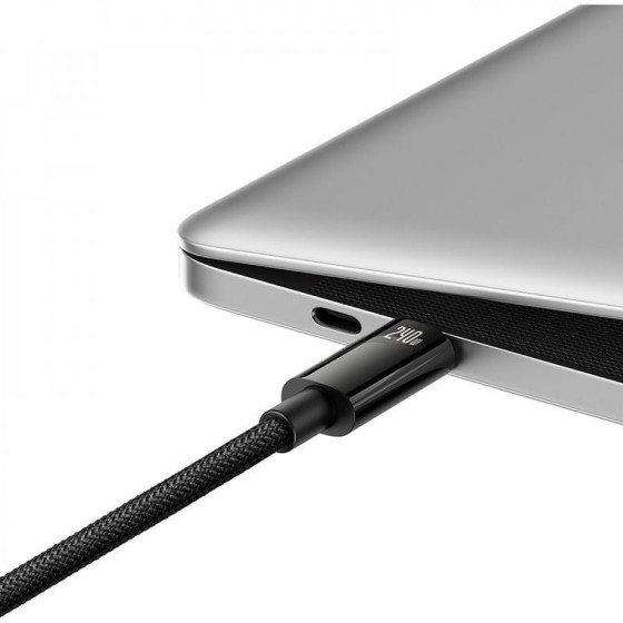 Кабель Baseus Tungsten Gold Fast Charging Type-C to Type-C 240W (3m) black