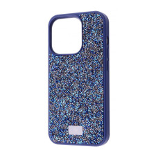 Чехол Bling World Rock Diamond (TPU) iPhone 14 Pro blue titanium