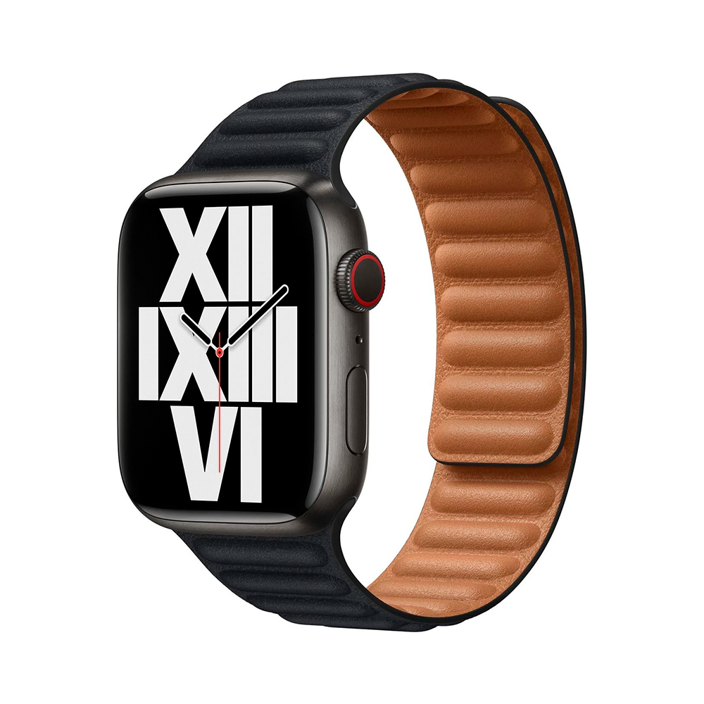 Apple Watch Leather Link 44mm/45mm S/M Midnight (ML813)