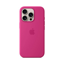 iPhone 16 Pro Max Silicone Case with MagSafe - Fuchsia (MYYX3)