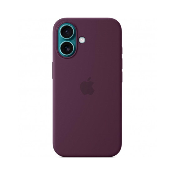 iPhone 16 Plus Silicone Case with MagSafe - Plum (MYYD3)