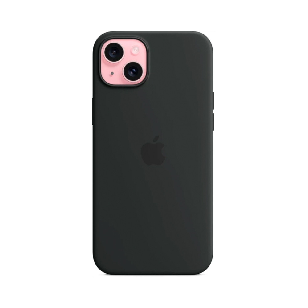 iPhone 15 Plus Silicone Case with MagSafe - Black (MT103)